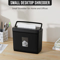 Home Office Crosscut Paper Shredder - 5 Sheets, P-4 Security Level, Jam-Proof, 2.38-Gallon Bin