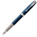 Parker Sonnet Blue Fountain Pen - Fine Nib Elegant Writing Instrument