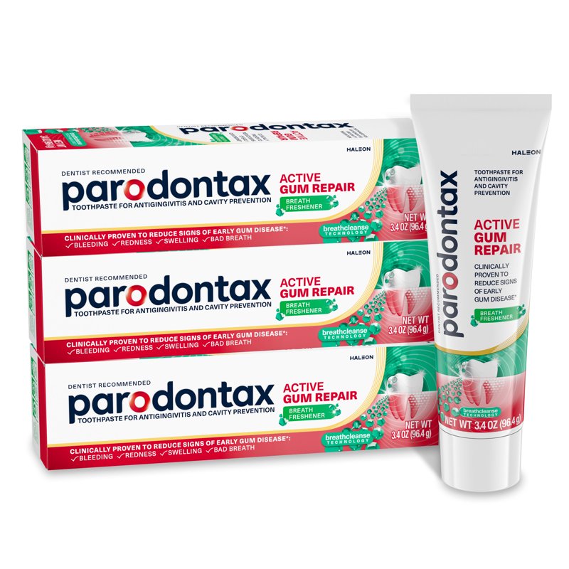 Gum Care Toothpaste for Gum Health & Bad Breath Relief - 3 Pack 3.4 Oz