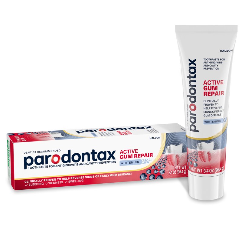 Whitening Toothpaste for Bleeding Gums - Parodontax Active Gum Repair Mint 3.4 oz