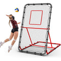 7x4 FT Volleyball Rebounder Net - Adjustable Training Equipment for Spiking, Passing & Serving