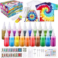 Color Tie Dye Craft Kit with 20 Colors & Accessories for Kids & Adults
