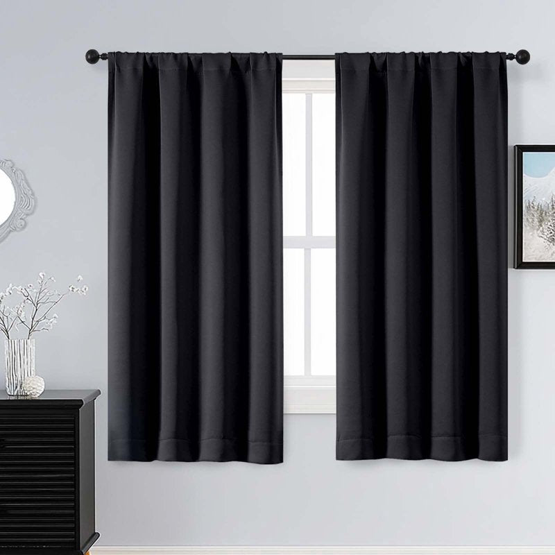 Blackout Curtains 2-Pack Room Decor Thermal Insulated Light Blocking Drapes