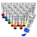 Professional Oil Paint Set - 20 Vivid Colors, 50ml Tubes for Artists and Art Studios