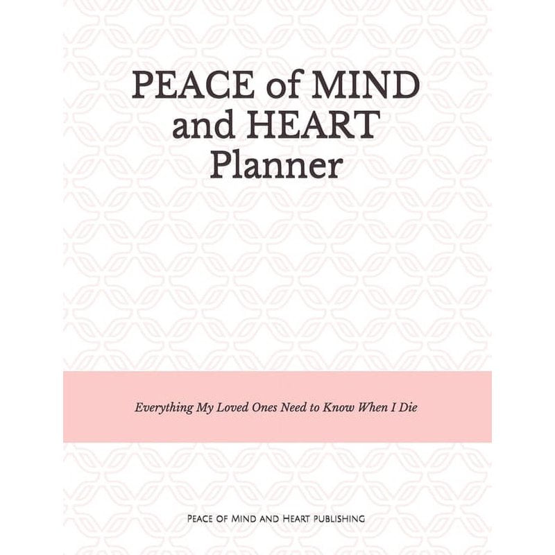 Final Wishes Organizer Planner - Personal & Medical Information, End of Life Planning