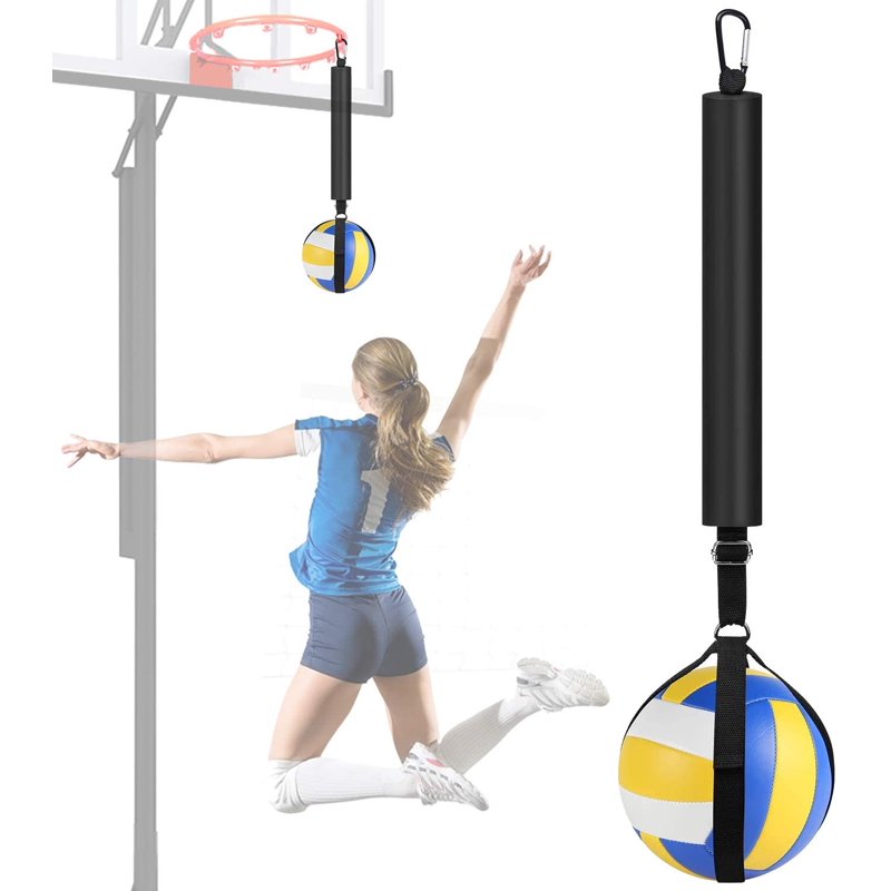 Volleyball Spike Training Aid with Adjustable Nylon Strap & Carabiner