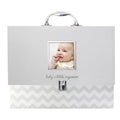 Baby Document Organizer Briefcase with 9 Folders, Gray Chevron