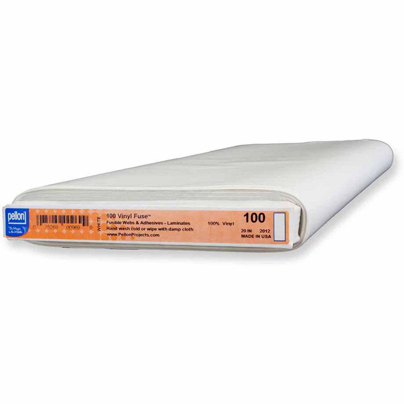 Clear Vinyl Fuse Fabric Interfacing 20" x 10 Yards for Craft Projects