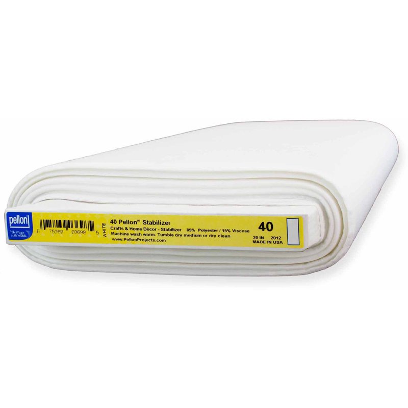 Sew-in Fabric Stabilizer for Sewing and Craft Projects - Midweight Support