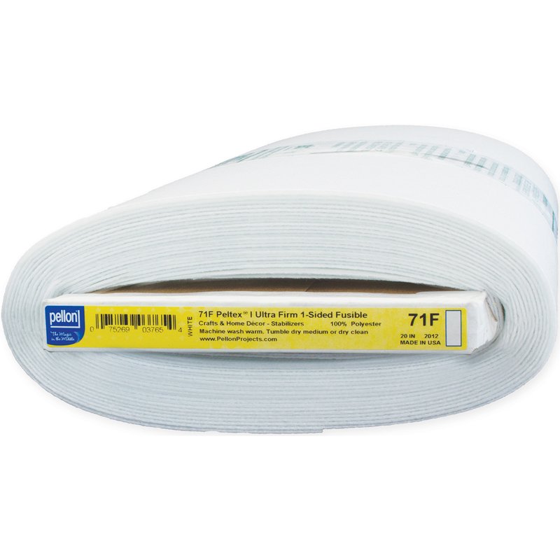 Heavyweight Fabric Interfacing - White, 20" x 10 Yards, Craft & Sewing Stabilizer