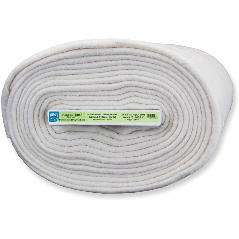 80/20 Quilting Batting Off-White 120-Inch Wide Quilt Batting Bolt
