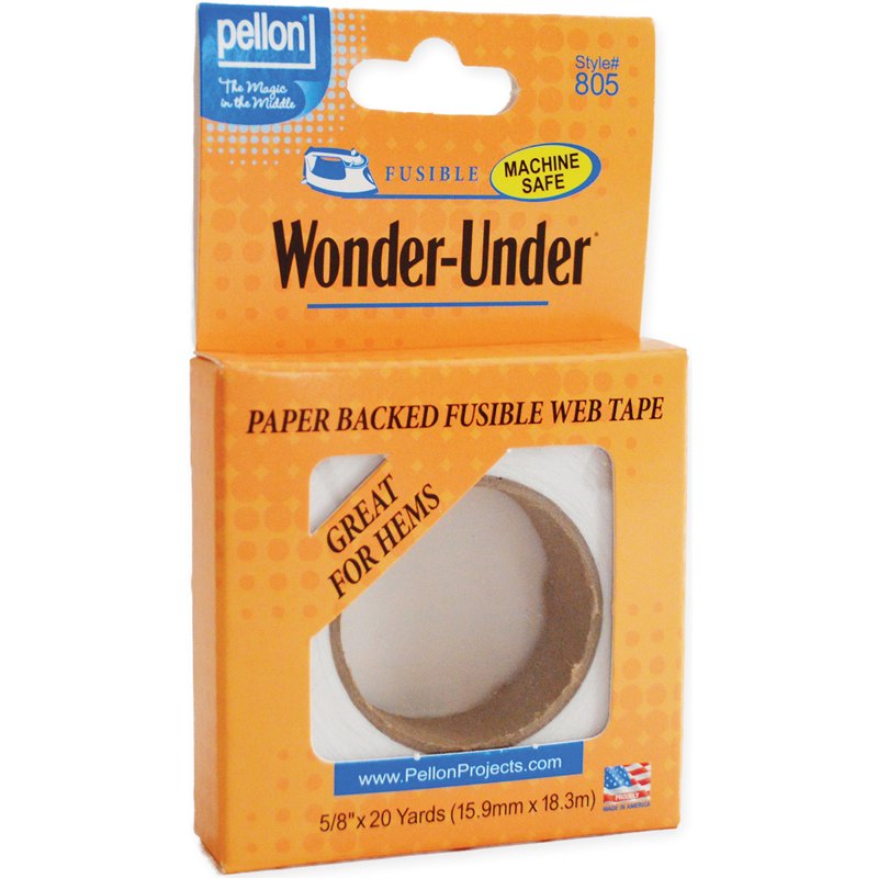 Multipack Fusible Web Tape for Fabric and Crafting - Clear, 20 Yards