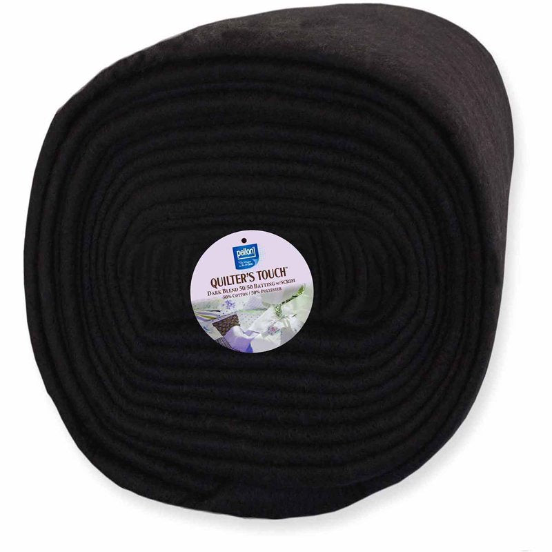 Dark Blend Quilting Batting Black 90" x 20 Yards for Quilts