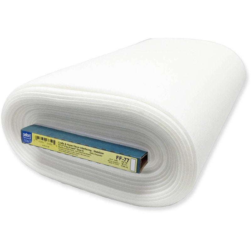 Foam Fabric Stabilizer Off-White 20 Inch x 10 Yards Sew-In Cushion Support