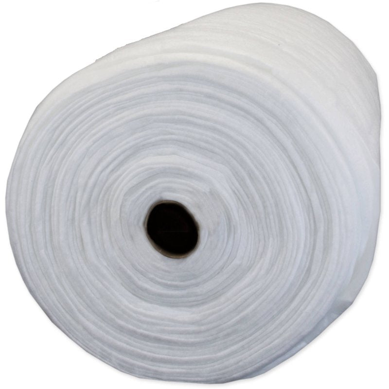 Polyester Quilting Batting - White, 60 Inch x 20 Yards, Mid-Loft, Pack