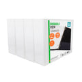 3-Ring Binder Set - 4 Durable View Office & School Organizers, White