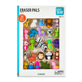 Animal Erasers Pack - 25 Colorful Pencil Topper Stationery Set for Kids