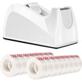 Invisible Tape with Dispenser Set - 16 Rolls, 0.75 Inch x 108 Feet, Clear, Writable, Office & School Use