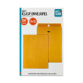 9x12 Inch Kraft Clasp Envelopes - Bulk Pack of 100 for Office & Home