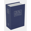 Personal Book Safe with Fabric Cover and Combination Lock - Blue
