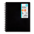 5-Subject Poly Notebook with Repositionable Dividers - 6x8.26 Black, 150 Sheets