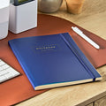 Poly Notebook - Blue, 7 x 9.87 Inch, 80 College-Ruled Pages, Durable Cover