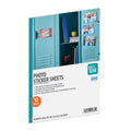 Photo Sticker Sheets for Printing and Decorating - 10 White 4x6 Sheets