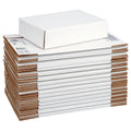 Shipping Boxes 9x12x3 Inches White Pack of 30 - Durable Corrugated Mailers