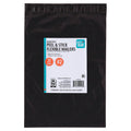 Self-Seal Poly Mailers Pack of 25 - Black Flexible Shipping Envelopes