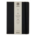 Simulated Leather Journal with 240 Ruled Pages - A5 Size, Black