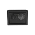 Small Digital Safe with Electronic Lock & Backup Keys, Steel Security Box - Black Model 17SCM