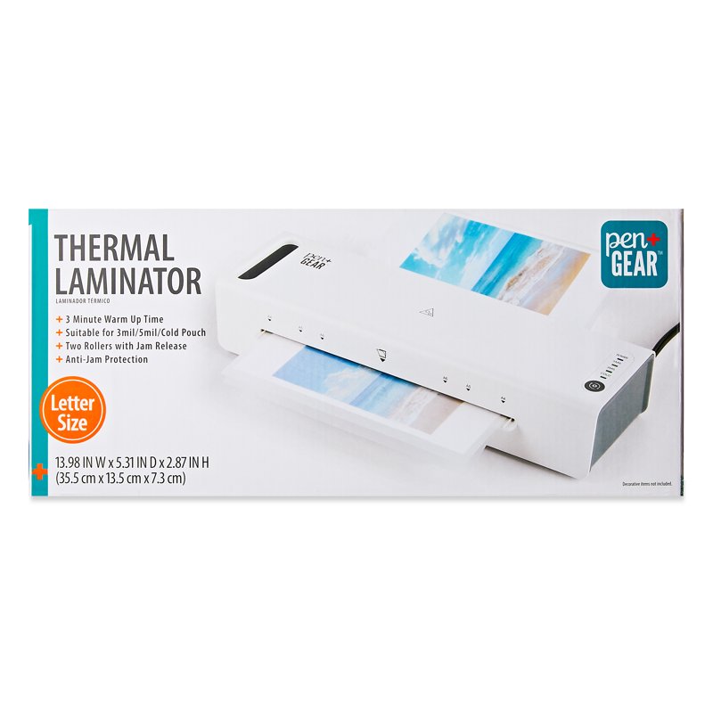 Thermal Laminator for Office & Home - Letter Size, 5 Mil, Fast Warm-up