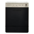 Spiral Leather-Like Notebook 8.5 x 11 Inches, 160 Pages, Black