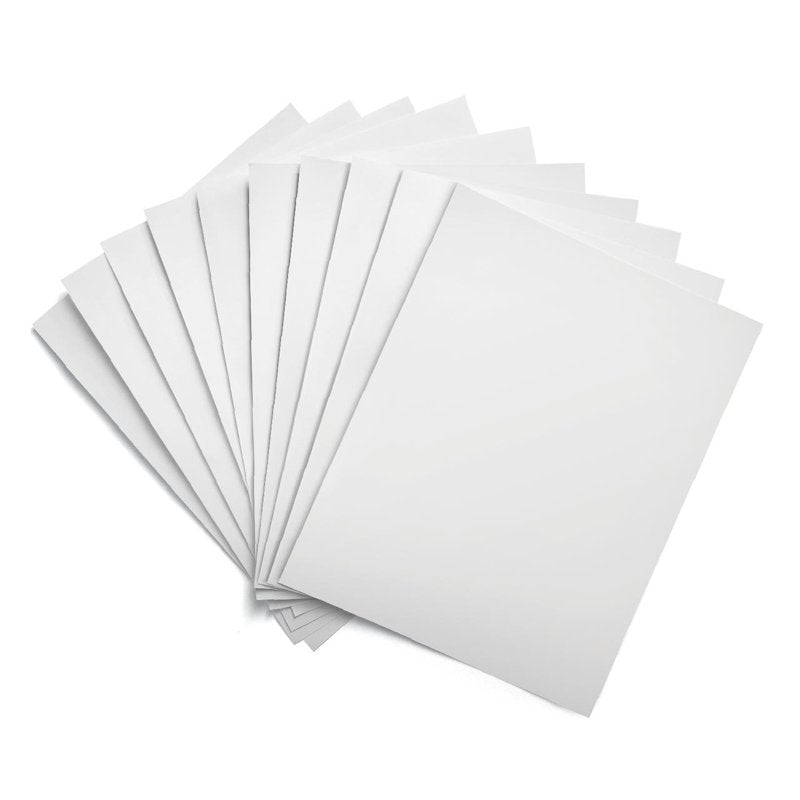 White Poster Board 22x28 Inches - 10 Sheets for Signs & Crafts