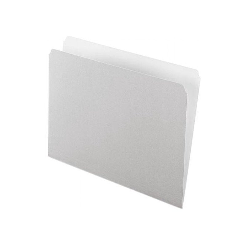 Office File Folders Two-Tone Top Tab Letter Size Pink/Light Pink 100 Pack