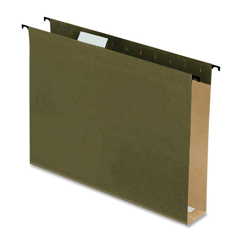 Pendaflex Green Poly Laminate Hanging File Folders 2 Inch Expansion 20 Pack