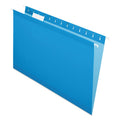Reinforced Hanging File Folders - Legal Size, 25 Pack, Blue