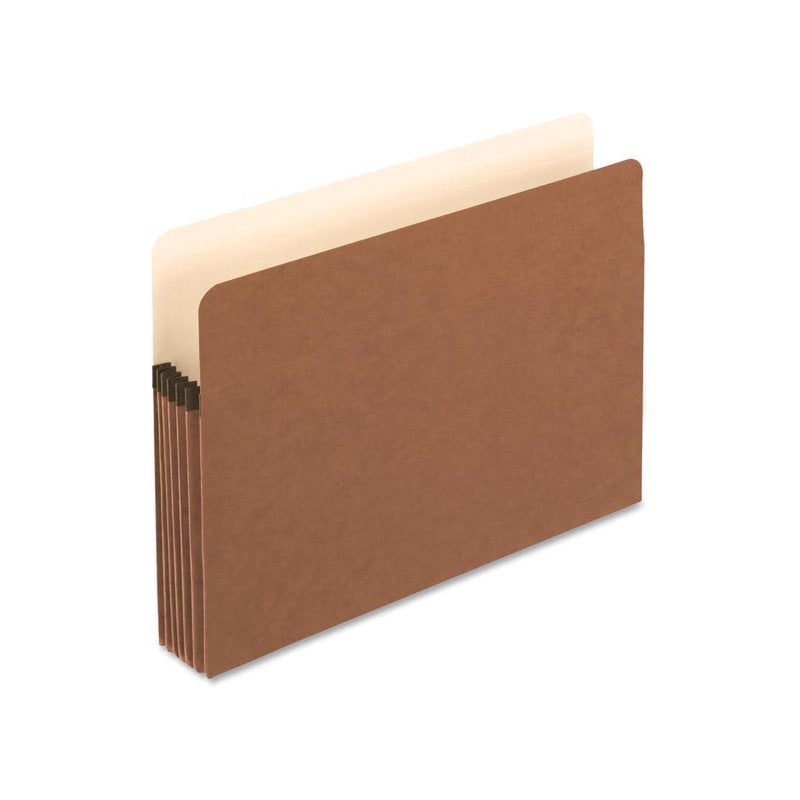 Pendaflex Expanding Vertical File Pockets - Letter Size, Red, 5-1/4" Gusseted Sides