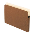 Recycled File Pockets - Letter Size, Redrope, 3.5-Inch Expansion, Pack of 25