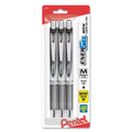 Gel Pen Set with 0.7mm Metal Tip - Smooth, Fast-Drying Ink, Black, Multiple Pack Sizes