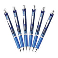 Pentel EnerGel Deluxe RTX Gel Pen Pack of 6 - Blue, 0.7mm Medium Line, Retractable Needle Tip