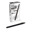 Pentel EnerGel Kuro Liquid Gel Pen 0.7mm Medium Line Black Ink 12 Pack