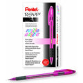 Pentel Razzle-Dazzle Refillable Ballpoint Pen - Black Ink, Pink Barrel
