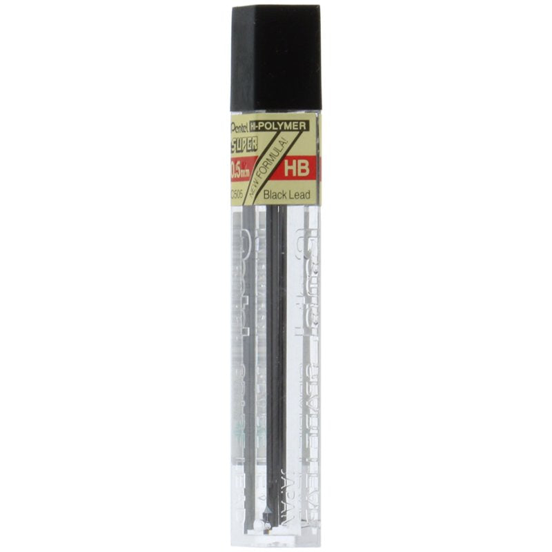 HB Pencil Lead Refills .5mm 12-Pack for Drawing & Writing - Long-Lasting