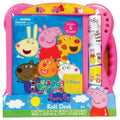 Peppa Pig Roll Desk Activity Set with 25 Feet Coloring Paper, Crayons & Puffy Stickers