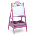 Peppa Pig Wooden Activity Easel with Storage by Delta Children - Magnetic Dry-Erase, Alphabet Magnets, Greenguard Gold