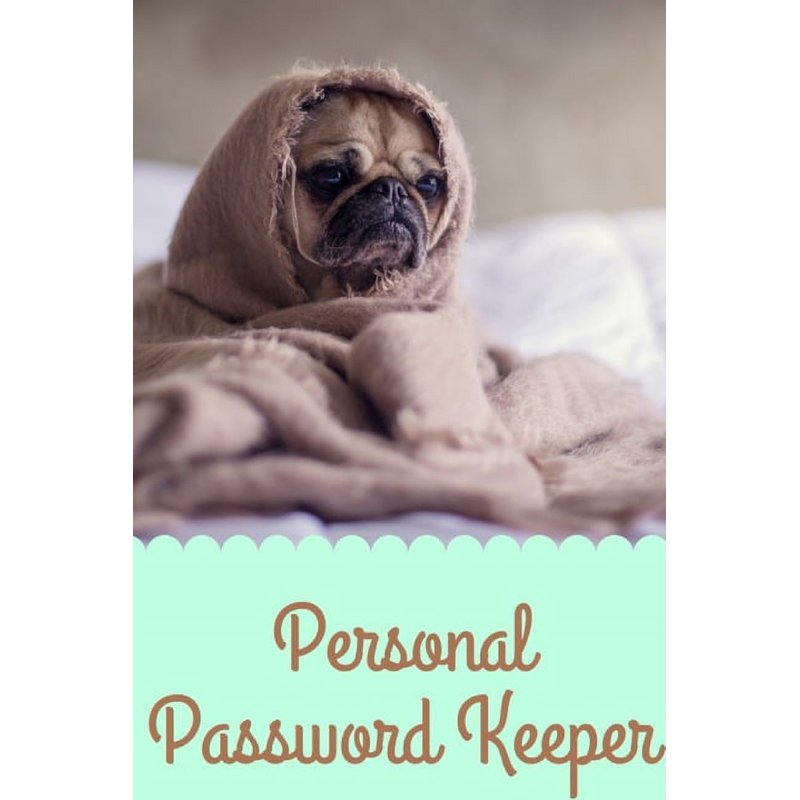 Personal Password Keeper Book - Organize Usernames, Passwords & Security Info