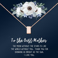 Personalized Mother’s Day Necklace with Custom Card - Rose Gold or Silver