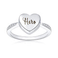 Personalized Cremation Ring with Custom Engraving & Free Jewelry Box - Memorial Keepsake