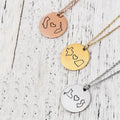 Long Distance Necklace for Women Men Adjustable Dainty Gift Jewelry